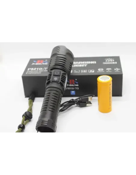 Lanterna profesionala Laser LED 10W 3000 lm, reincarcabila PM10-TG