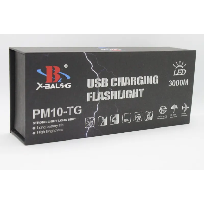 Lanterna profesionala Laser LED 10W 3000 lm, reincarcabila PM10-TG