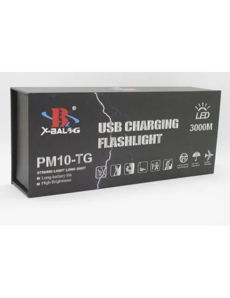 Lanterna profesionala Laser LED 10W 3000 lm, reincarcabila PM10-TG