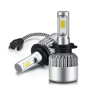 Set 2 becuri LED auto R6 H11 80w - 8000 Lumeni