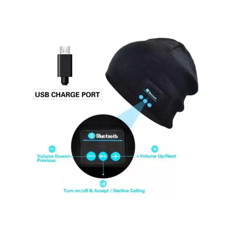 Caciula Muzicala Fes Unisex cu Functie Bluetooth