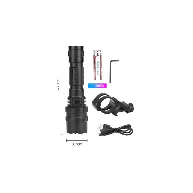 Lanterna de vanatoare PM10-TG incarcare usb si suport arma inclus