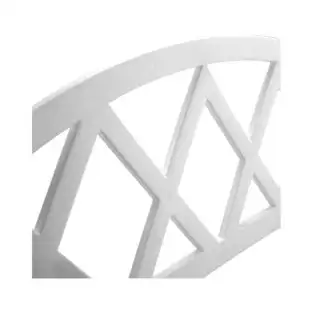 Set 10 x gard decorativ, plastic alb 59.5x33 cm 2