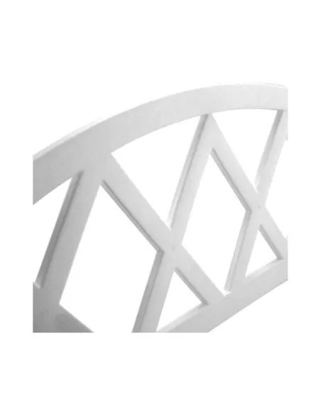 Set 10 x gard decorativ, plastic alb 59.5x33 cm