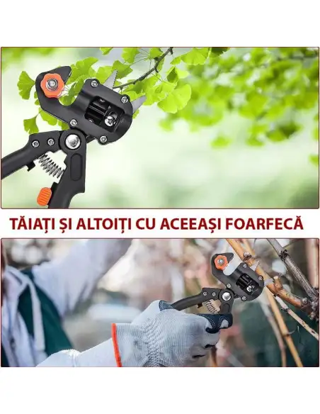 Cleste profesional de altoit cu 3 cutite diferite