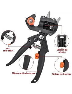 Cleste profesional de altoit cu 3 cutite diferite 2