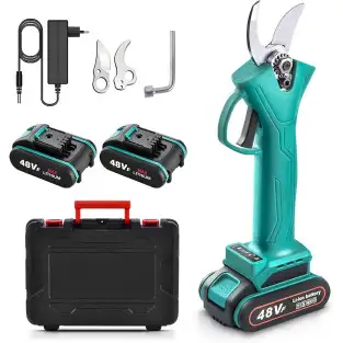 Foarfeca de gradina cu 2 acumulatori, pentru crengi si vita de vie,48 V