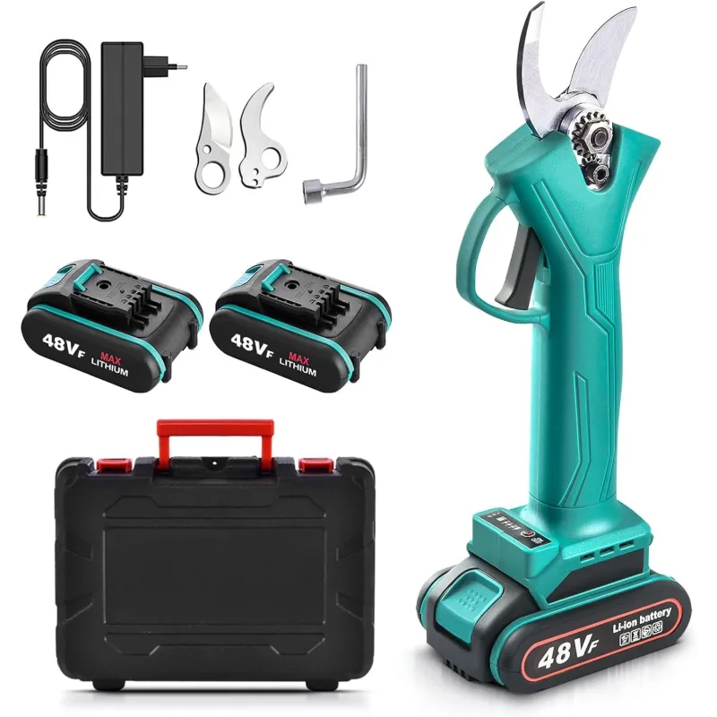 Foarfeca de gradina cu 2 acumulatori, pentru crengi si vita de vie,48 V