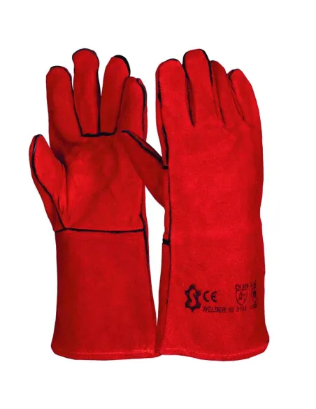 Manusi de protectie sudura culoare rosu