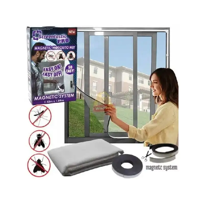 Plasa magnetica antiinsecte, 150 x 180 cm