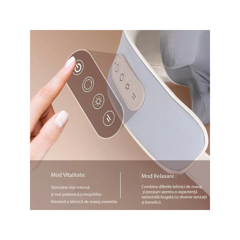 Aparat de masaj profesional electric , pentru umeri si gat , functie de incalzire