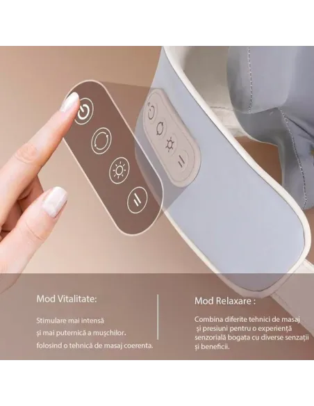 Aparat de masaj profesional electric , pentru umeri si gat , functie de incalzire
