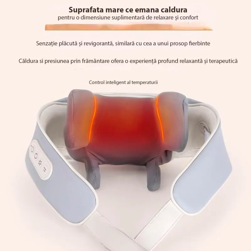 Aparat de masaj profesional electric , pentru umeri si gat , functie de incalzire