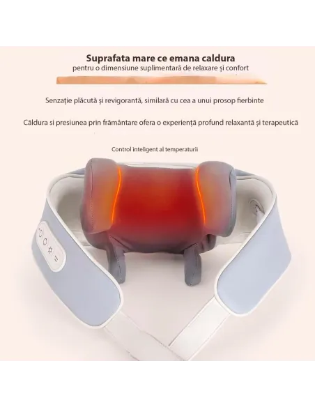 Aparat de masaj profesional electric , pentru umeri si gat , functie de incalzire