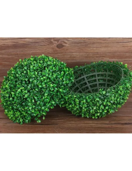 Sfera artificiala de cimisir, 23 cm verde