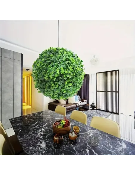 Sfera artificiala de cimisir, 23 cm verde