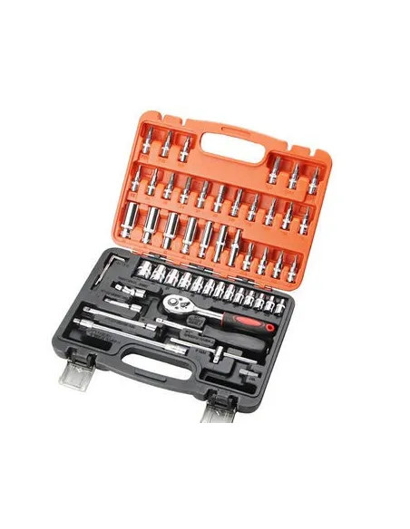 Trusa scule 53 in 1 , cheie cu clichet 1/4 inch