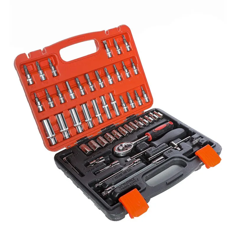 Trusa scule 53 in 1 , cheie cu clichet 1/4 inch