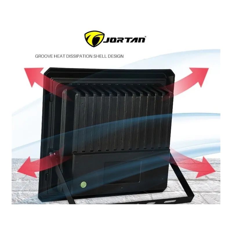 Proiector cu panou solar mare JORTAN, 50/100/150/400/600/1200W, led, Senzor lumina, tehnologie 2025