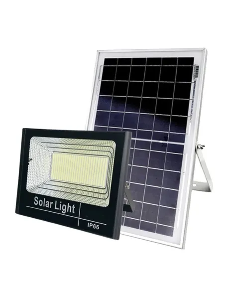 Proiector cu panou solar mare JORTAN, 50/100/150/400/600/1200W, led, Senzor lumina, tehnologie 2025
