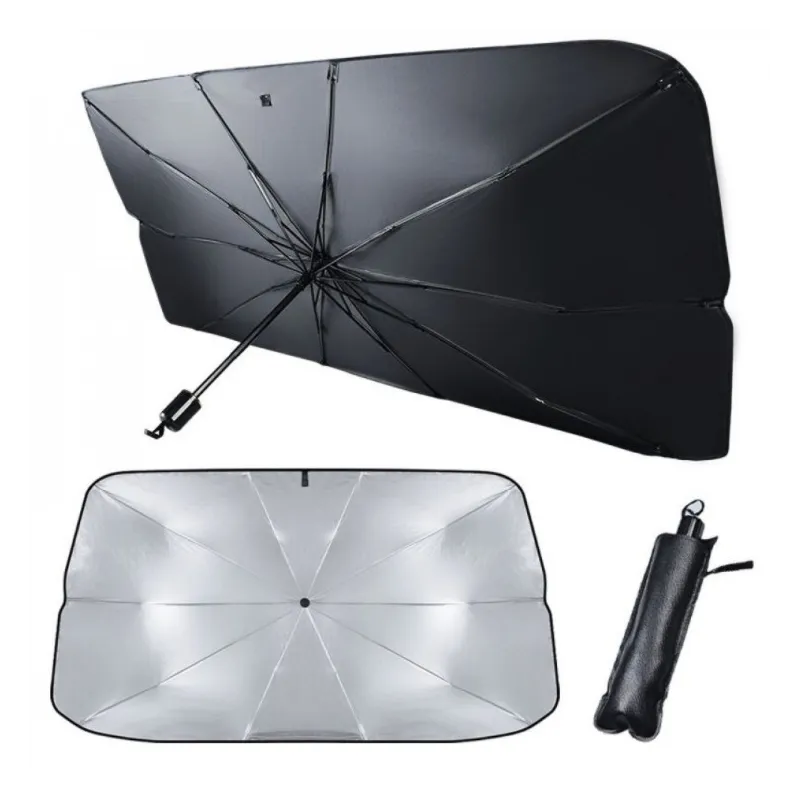 Parasolar pliabil tip umbrela 125x65cm