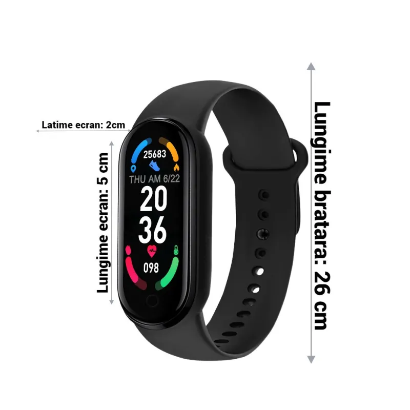 Bratara fitness smartband M6