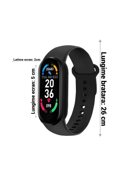 Bratara fitness smartband M6