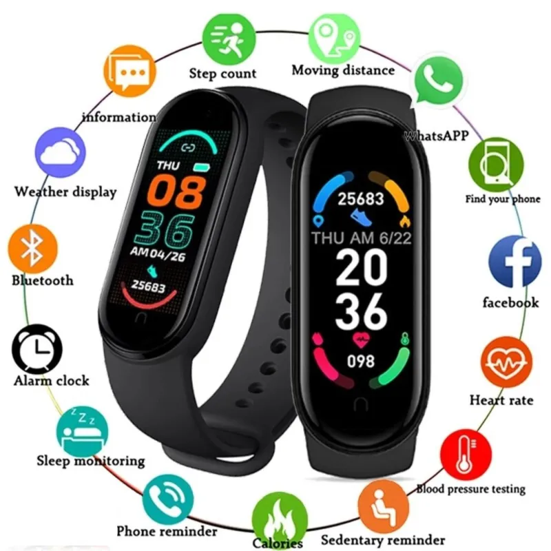 Bratara fitness smartband M6