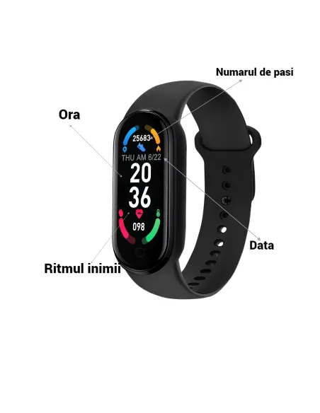 Bratara fitness smartband M6