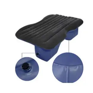 Saltea auto gonflabila 138 x 85 x 45 cm cu pompa electrica inclusa 12v 2