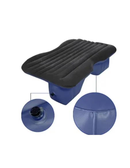 Saltea auto gonflabila 138 x 85 x 45 cm cu pompa electrica inclusa 12v