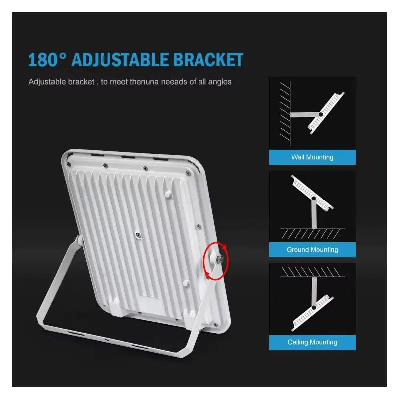 Proiector cu panou solar 800W Jortan 6000k IP66