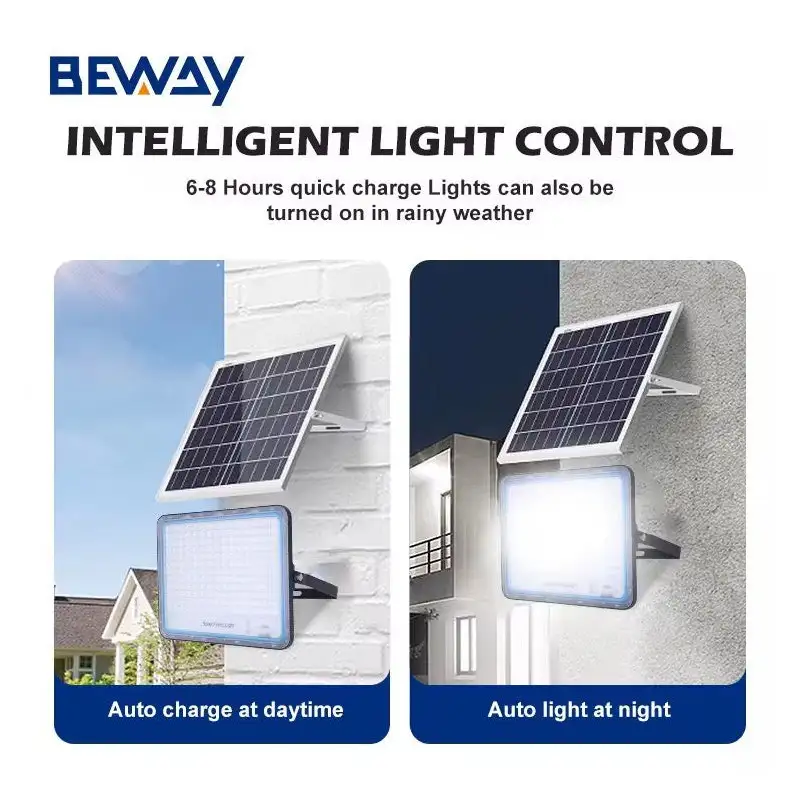 Proiector cu panou solar 800W Jortan 6000k IP66