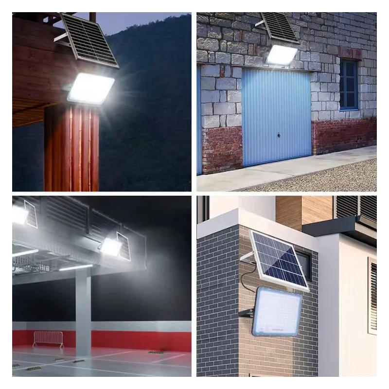 Proiector cu panou solar 800W Jortan 6000k IP66