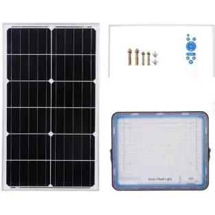 Proiector cu panou solar 800W Jortan 6000k IP66 2