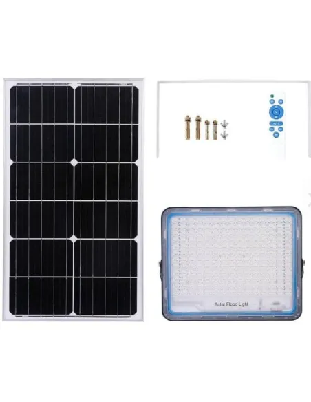 Proiector cu panou solar 800W Jortan 6000k IP66