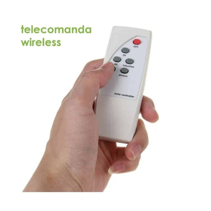 Lampa solara stradala 300W, Jortan, cu telecomanda+suport de prindere inclus