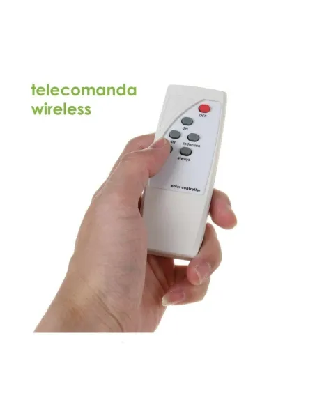 Lampa solara stradala 300W, Jortan, cu telecomanda+suport de prindere inclus