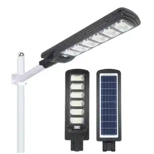 Lampa solara stradala 300W, Jortan, cu telecomanda+suport de prindere inclus
