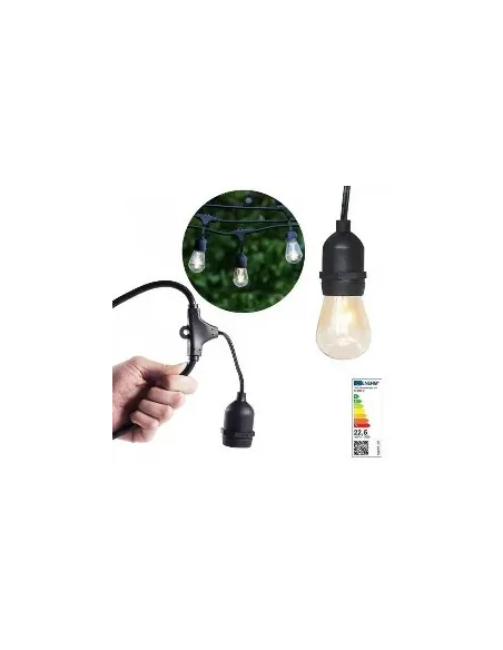 Ghirlanda Luminoasa,30 Metri cu 30 Becuri, interconectabila, 220V