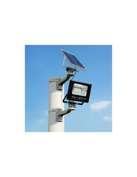 Proiector Led 1200w cu panou solar Jortan cu telecomanda IP67