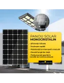 Lampa solara stradala dubla 1600 w ,cu Telecomanda si Suport Metalic