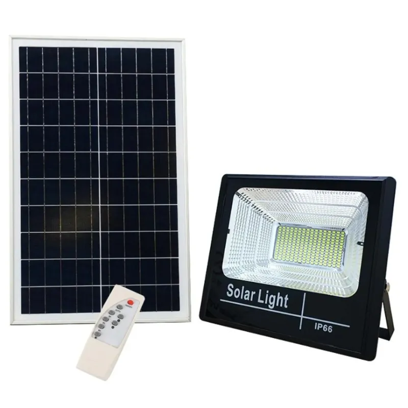 Proiector Solar 100W, Jortan cu Panou Solar Mare IP66