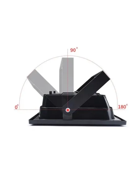 Proiector Solar 400W, Jortan cu Panou Solar Mare negru IP66