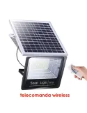 Proiector Led 1200w cu panou solar Jortan cu telecomanda IP67