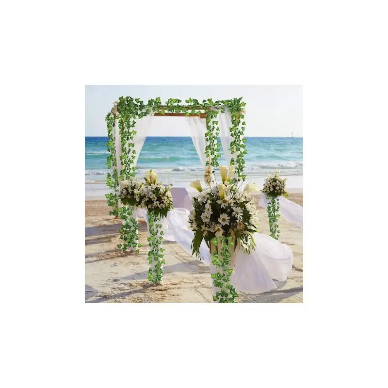 Set 12 ghirlande cu frunze de iedera, lungime 2M