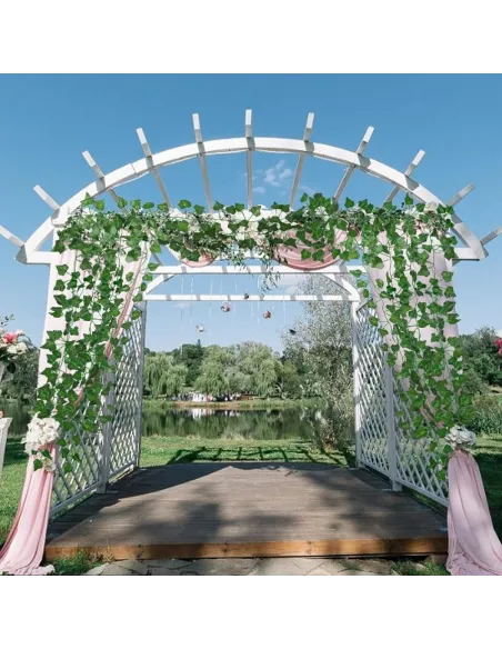 Set 12 ghirlande cu frunze de iedera, lungime 2M