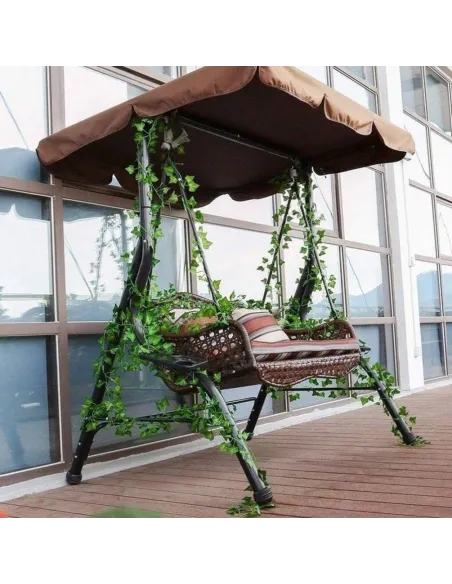 Set 12 ghirlande cu frunze de iedera, lungime 2M