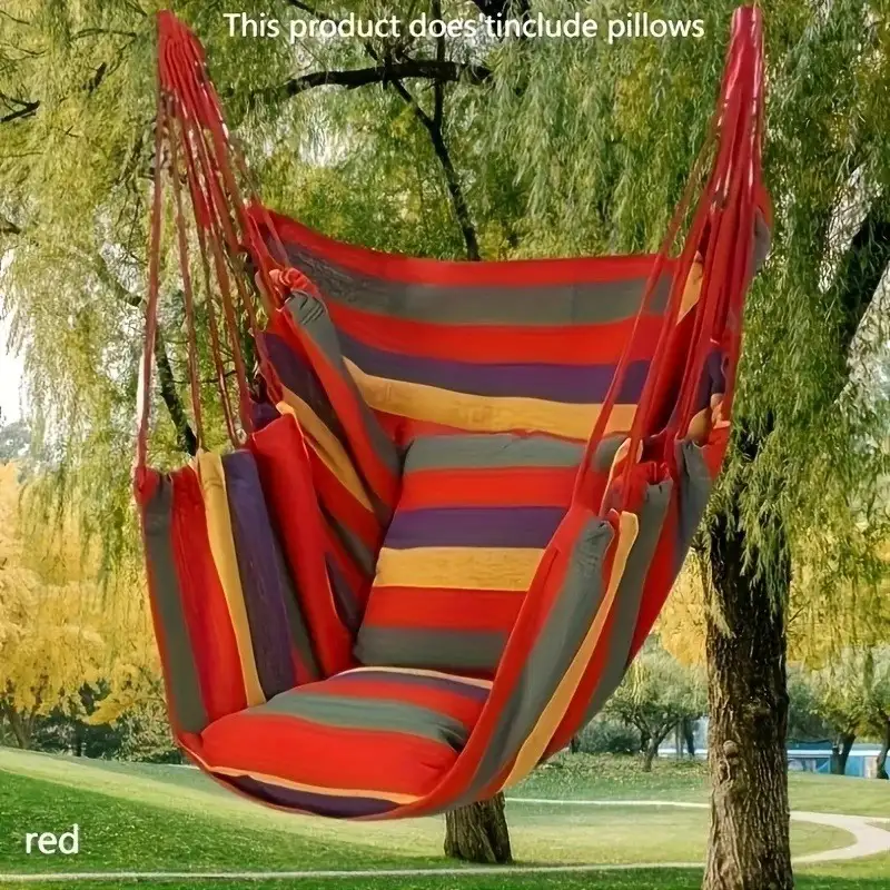 Leagan Marina, Bumbac in amestec, Rosu, 100 x 50