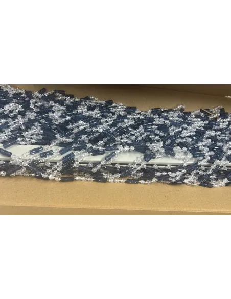 Perdea Muste, Plastic, PVC, cu Bara